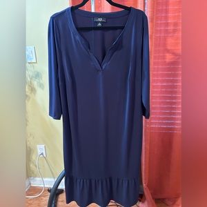 Plus Size V-Neck Dress